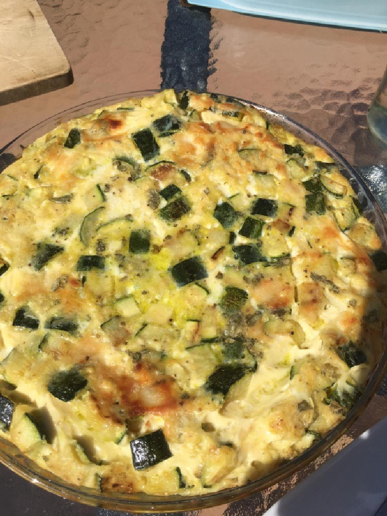 Clafoutis à la courgette