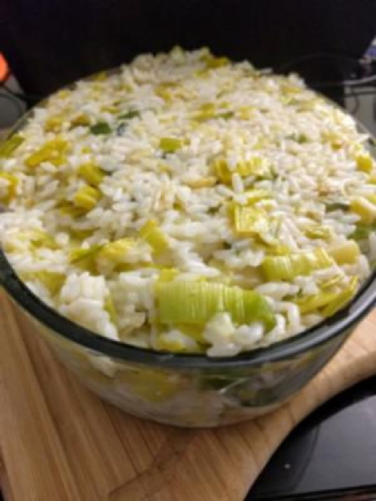 Risotto aux poireaux
