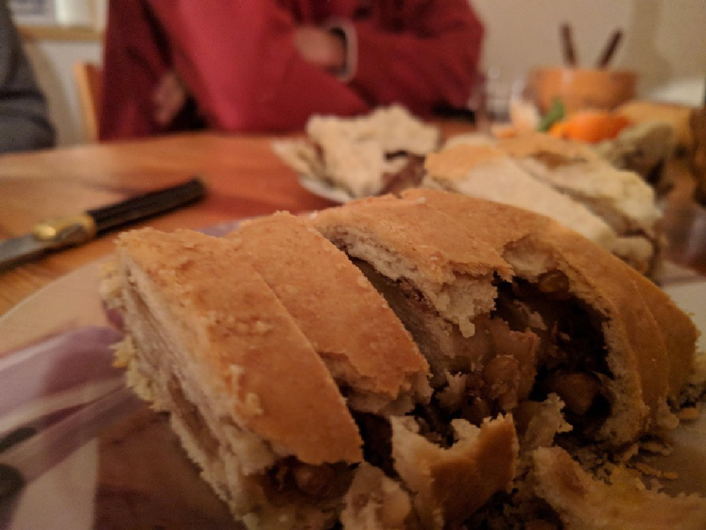 Roulé aux noix
