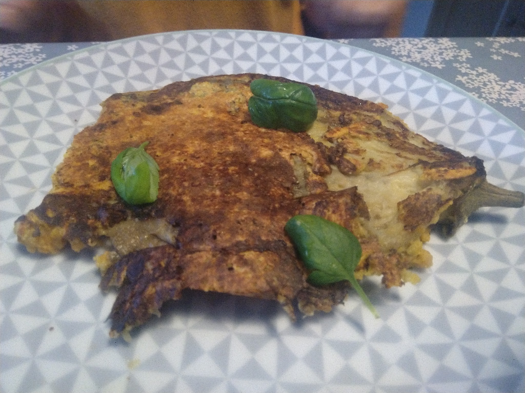 Aubergine façon omelette 